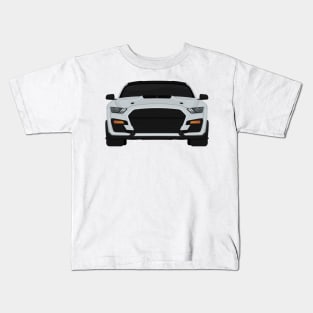 Shelby GT500 2020 Iconic-Silver + Black roof Kids T-Shirt